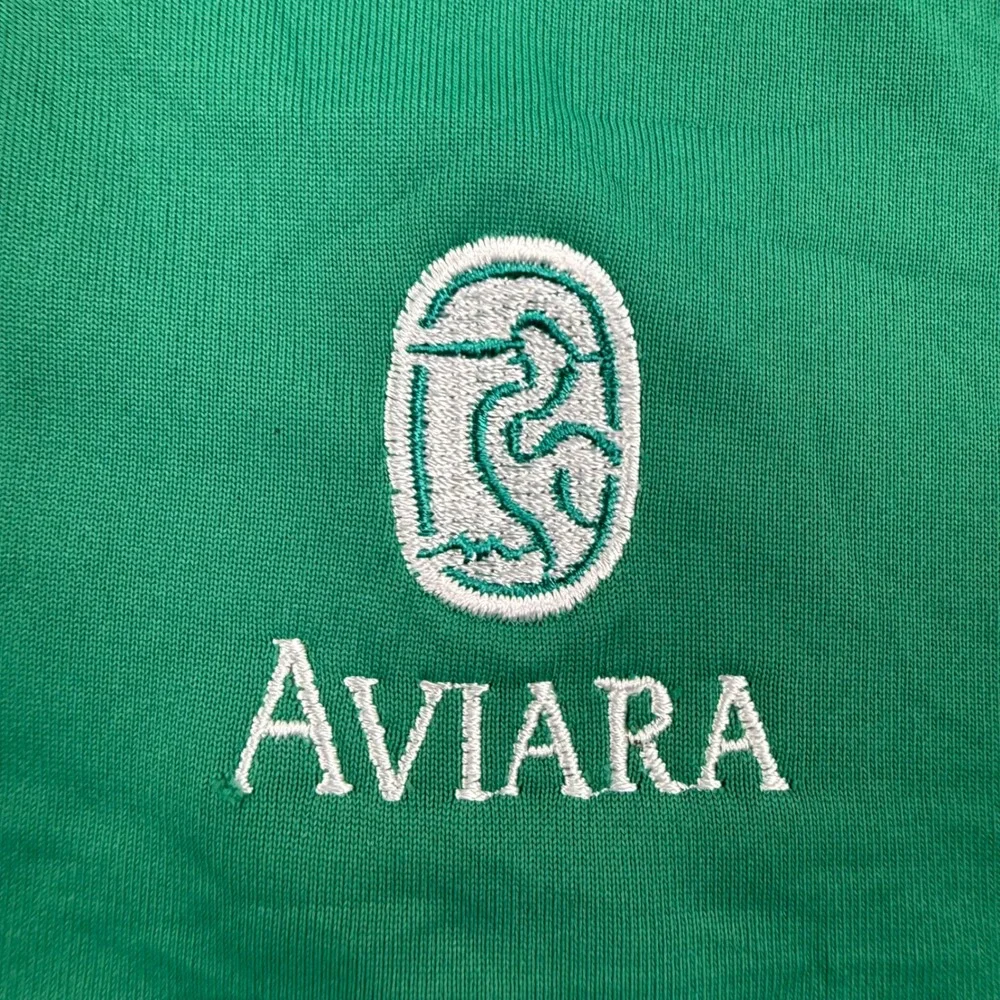 Adidas Golf Polo Shirt 3XL Green Aviara Puremotion Short‎ Sleeve Men's